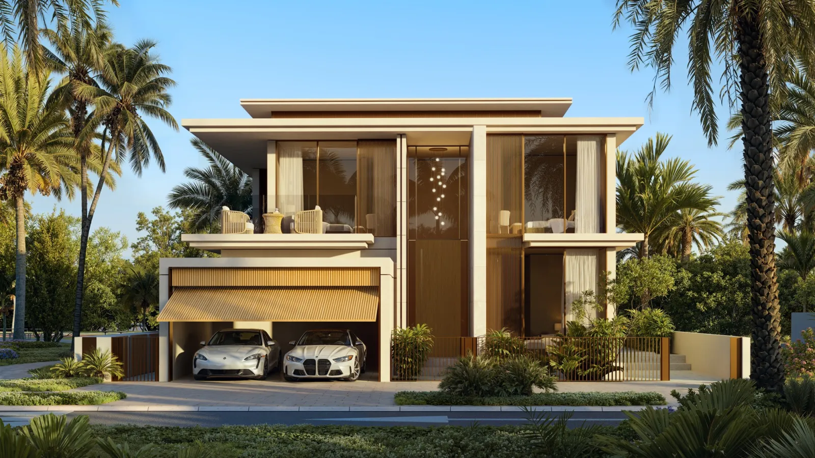 Bay Estate garden villa exterior