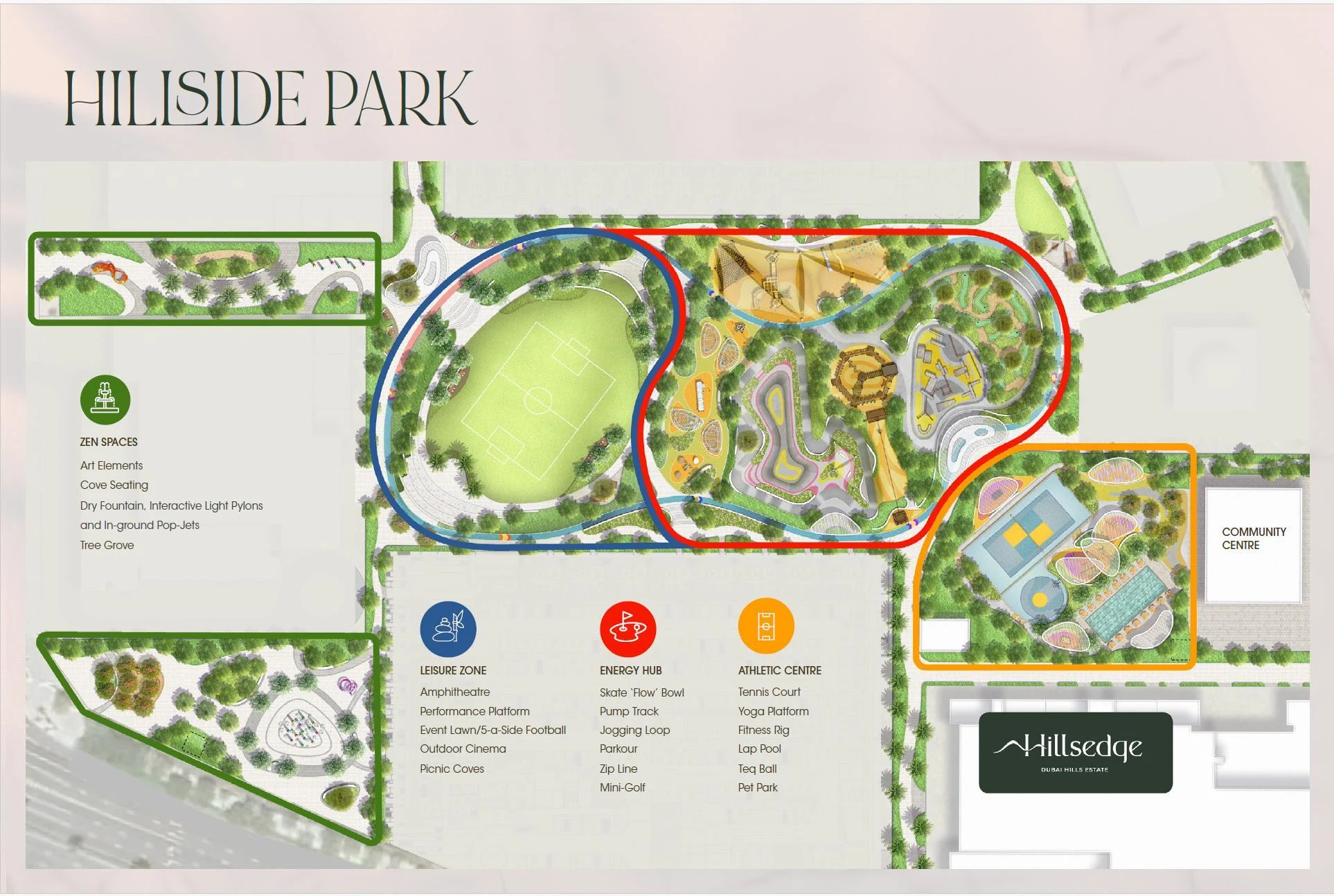 Hillside Park masterplan