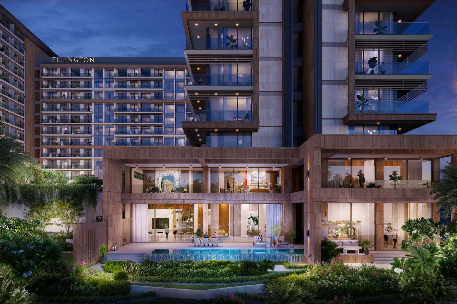 Playa Del Sol waterfront facade