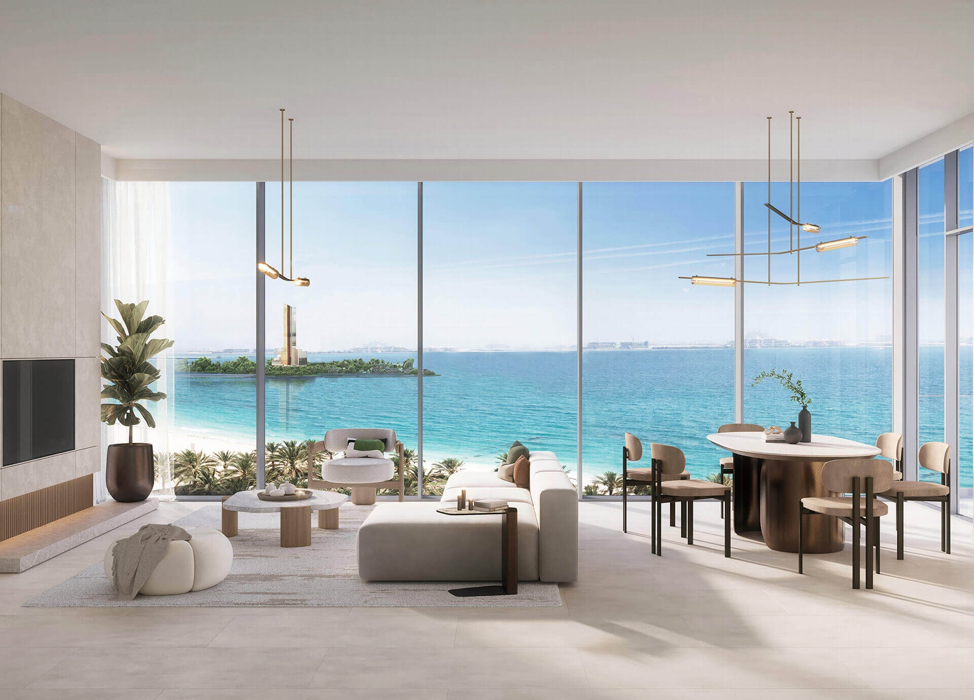 Living area at Soto Grande