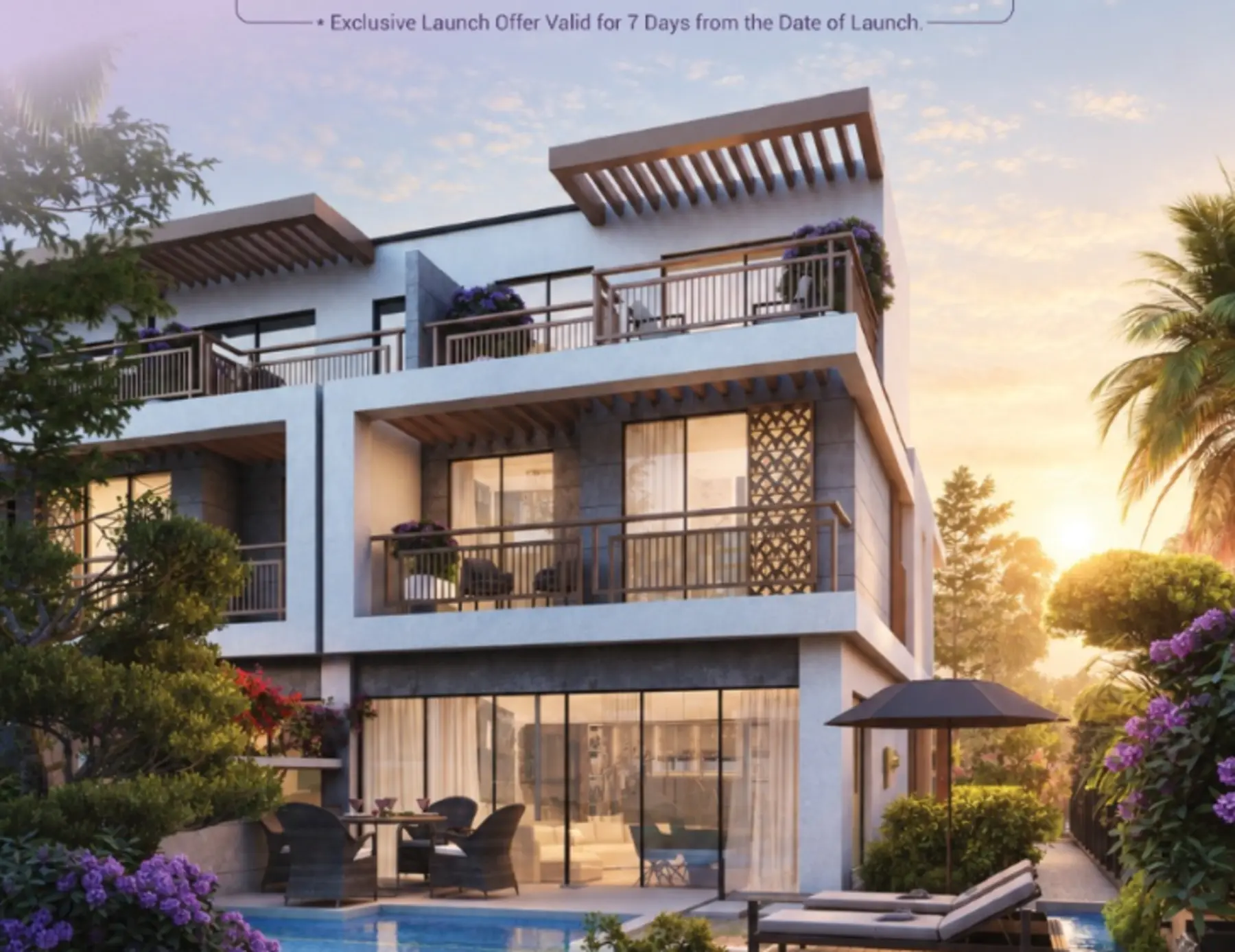 Violet 4 Phase 3 townhouses at DAMAC Hills 2